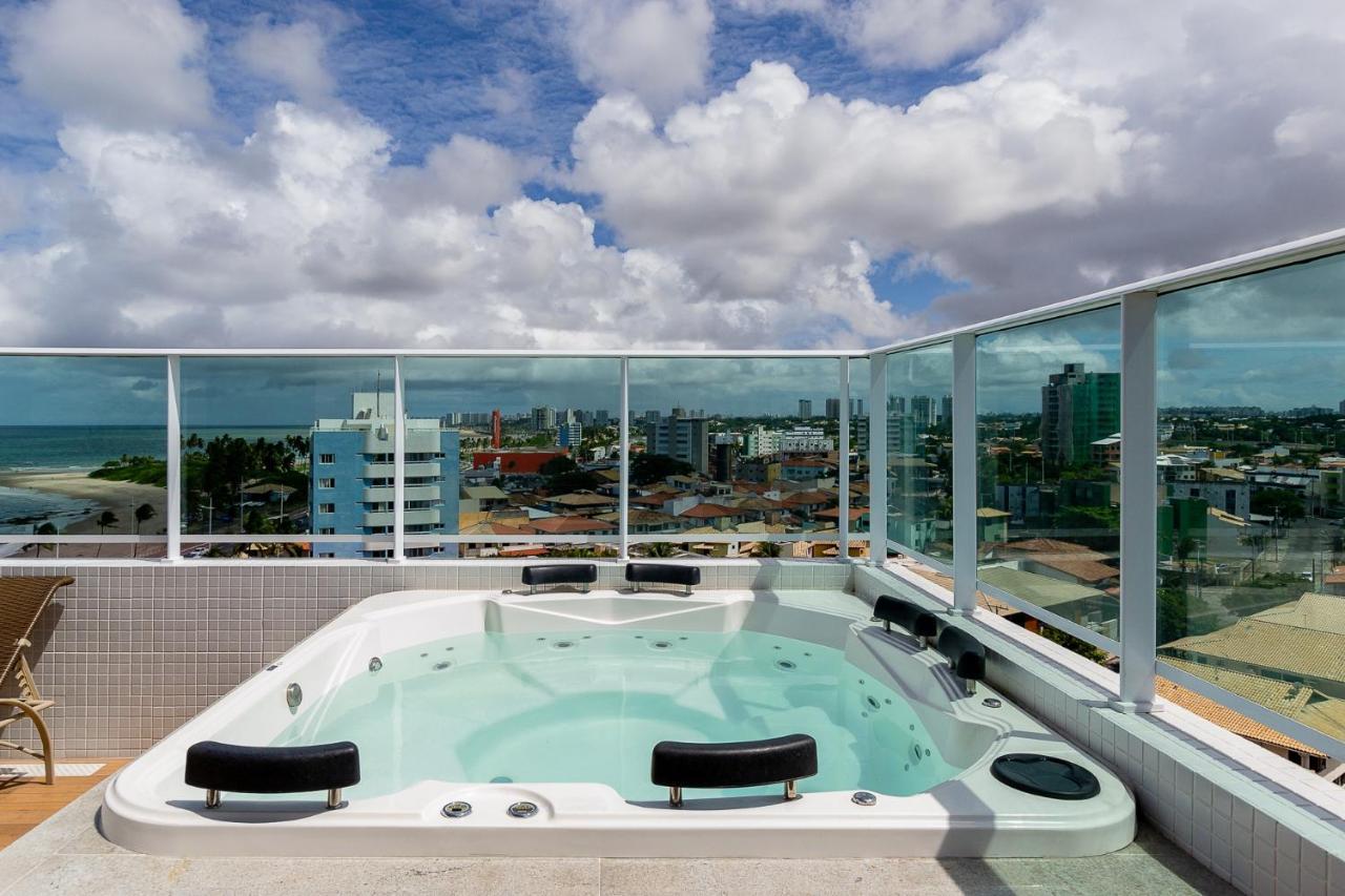 Loft Aconchegante, Vista Mar Lateral, Vaga Privativa Apartment ซัลวาดอร์ ภายนอก รูปภาพ